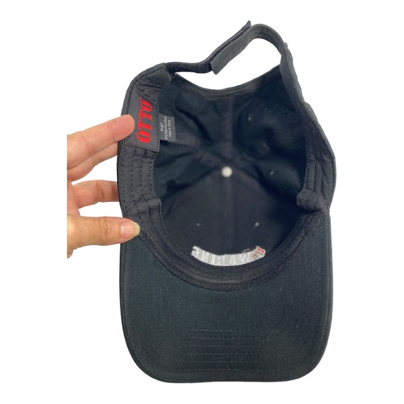 Waring Oil Company LLC OTTO Black White Embroidered Logo Baseball Cap Hat - Picture 6 of 6